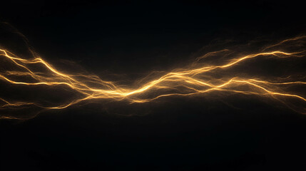 Aufkleber - Dynamic background with rising sparks and bright yellow flashes for energy themed designs