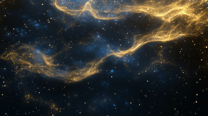 Poster - Cosmic whirlwind and swirling dust in glittering galaxy