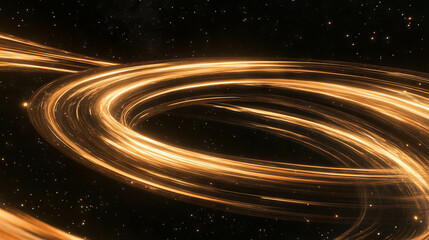 Poster - Cosmic wormholes and distorted space effect for futuristic designs