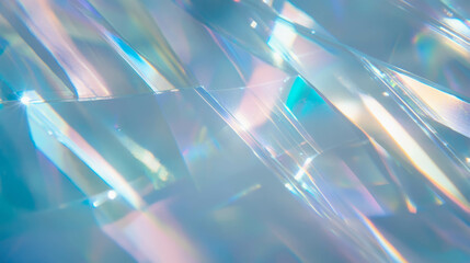 Poster - Abstract transparent angled ribbed plastic texture for design projects