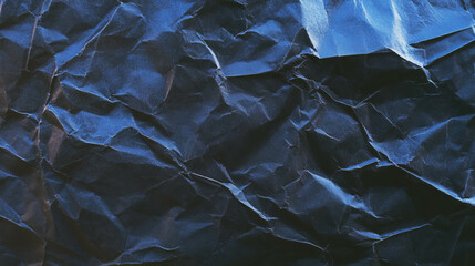 Aufkleber - Elegant black crumpled paper texture overlay for artistic design enhancement