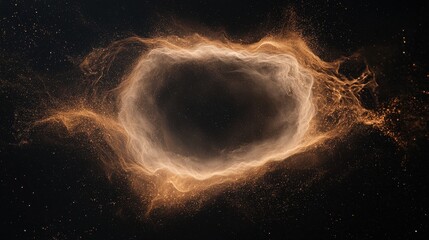 Poster - Cosmic explosion of light and energy outer space digital art dark environment abstract viewpoint universe concept