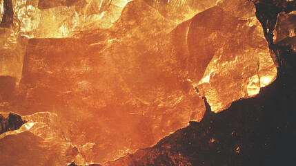 Poster - Abstract copper texture with coarse grain overlay for artistic backgrounds