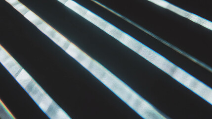 Poster - Diagonal ribbed texture with light and shadow for creative design
