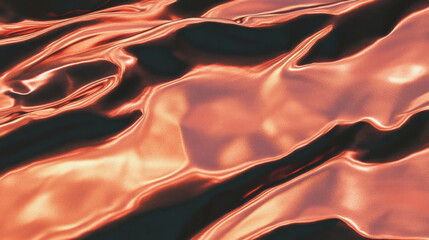 Poster - Elegant copper texture overlay with artistic hammered irregular patterns for creative design