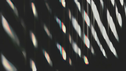 Aufkleber - Abstract overlay texture of uneven ribbed transparent plastic with enhanced sharpness for artistic design