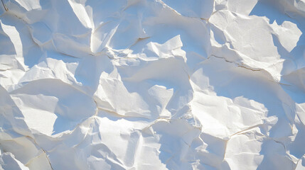 Aufkleber - Textured white crushed paper for creative design and background projects