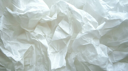 Aufkleber - Crumpled white paper texture overlay for design and background concepts