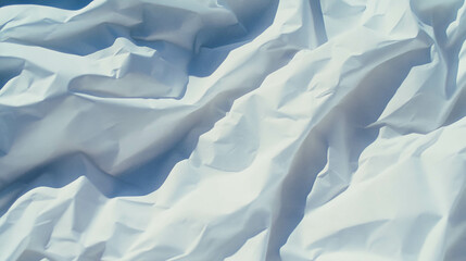 Aufkleber - Textured white wrinkled paper overlay for creative design projects