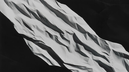 Poster - Abstract deep wavy ribbed texture for creative overlay design