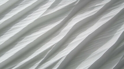 Aufkleber - Minimalistic narrow ribbed white texture for creative design projects