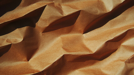 Poster - Abstract coarse wavy ribbed craft texture design for creative backgrounds