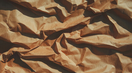 Poster - Natural wavy textured craft paper background for creative design projects