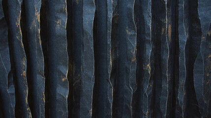 Poster - Textured deep ribbed craft paper with organic patterns for creative design and background