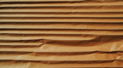 Poster - Horizontal ribbed craft paper texture for background and design