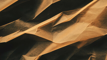 Poster - Abstract craft paper texture with intersecting ribbed patterns for design and decoration