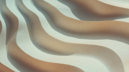 Poster - Abstract rounded horizontal ribbed texture for contemporary design projects