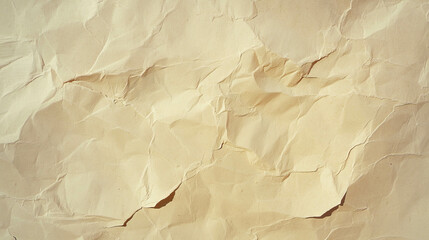 Aufkleber - Simple wrinkled paper texture with horizontal creases for background design
