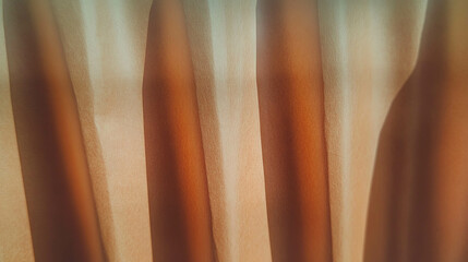 Aufkleber - Textured vertical ribbed craft paper background for design projects