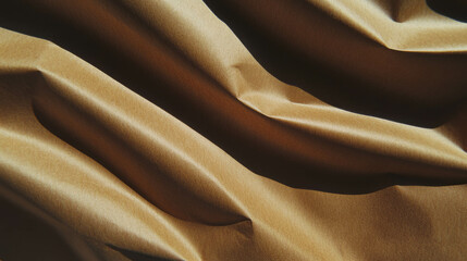 Poster - Textured ribbed craft paper surface with natural shadows and folds