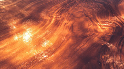 Poster - Texture of acacia wood and brushed steel surface for modern design