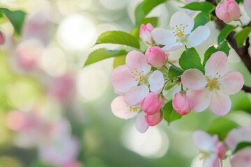 Poster - Close-up view of a tree with vibrant pink flowers, ideal for garden or nature-themed designs