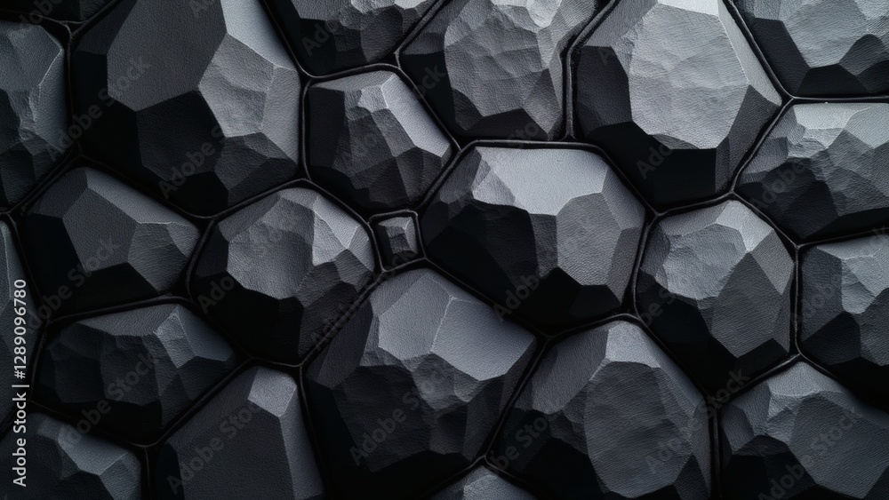 gray geometric rocks texture background design Stock Illustration ...