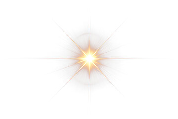 Aufkleber - Glowing starburst on Transparent  background.