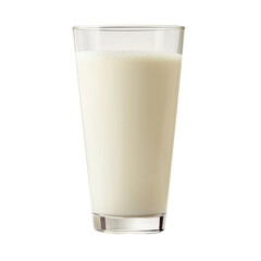 Poster - Fresh milk in clear glass, showcasing its creamy texture and color. Perfect for breakfast or cooking, this nutritious beverage is staple in many diets