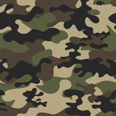 Wall Mural - modern camouflage pattern, fashion urban print, vector texture
