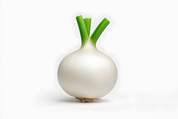 Wall Mural - Onion isolated on white background