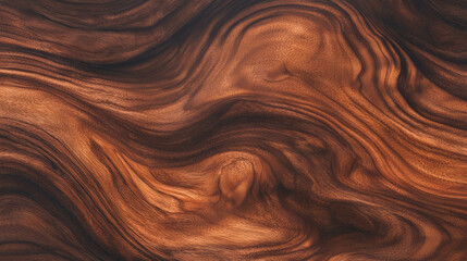 Poster - Textured curly walnut with swirling grain patterns for interior design and craft projects