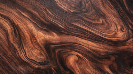 Poster - Elegant dark wood texture with smooth and deep patterns for background design
