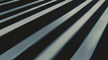 Aufkleber - Abstract deep diagonal ribbed grey paper texture for design elements
