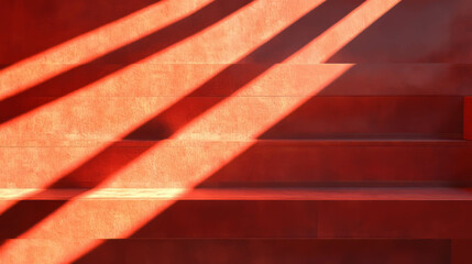 Poster - Abstract formica texture with coarse horizontal lines and sunlit shadows