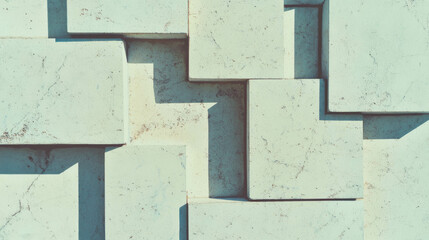 Poster - Interconnected square pattern texture on formica surface design