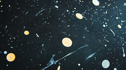 Poster - Abstract circular patterns on formica surface for interior design