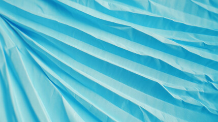 Poster - Textured horizontal ribbed blue paper for creative design and backgrounds