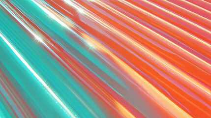 Aufkleber - Vibrant interlocking ribbed colored plastic texture for creative design