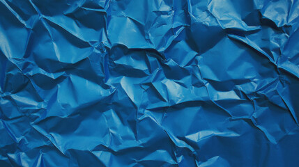 Poster - Textured irregular ribbed blue paper for creative design and craft projects
