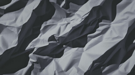Aufkleber - Abstract texture of irregular ribbed grey paper for creative designs