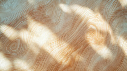 Poster - Light wood texture with smooth patterns for natural design backgrounds