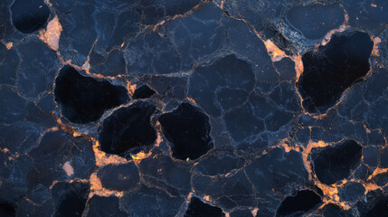 Poster - Detailed macro study of volcanic rock surface texture for geological design and study
