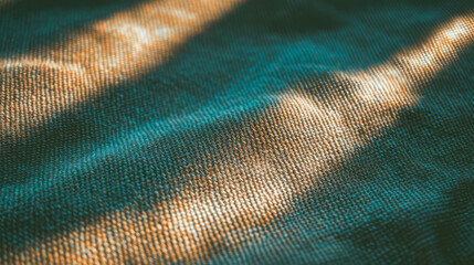 Poster - Macro texture of woven fabric with variations in light and color for design inspiration