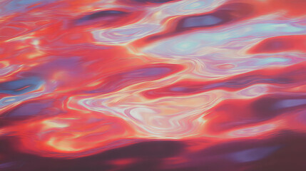 Poster - Vibrant abstract pattern with swirling mahogany texture for artistic design
