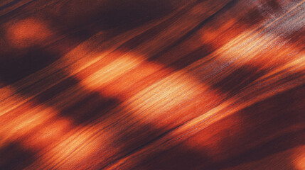Poster - Warm and rich mahogany wood texture with polished surface for background design