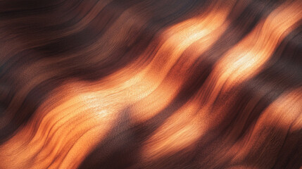 Poster - Abstract wavy texture of mango wood with dramatic lighting for artistic design concepts