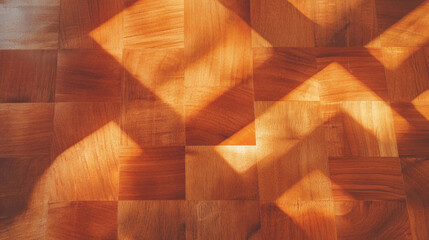 Aufkleber - Natural mango wood texture with light golden hue and subtle patterns for interior design
