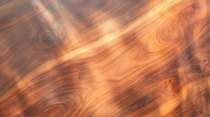 Poster - Natural mango wood texture with open grain and soft light for design projects