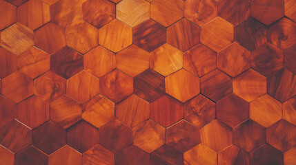 Poster - Rustic mango wood texture with dark knots for natural interior design